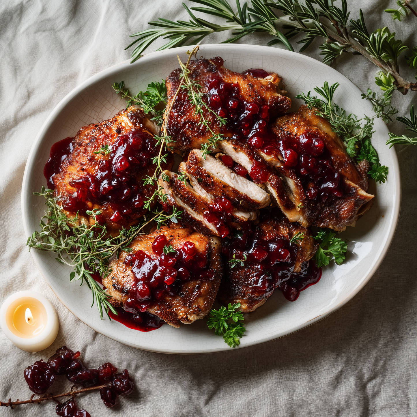 Main – Turkey with cranberry