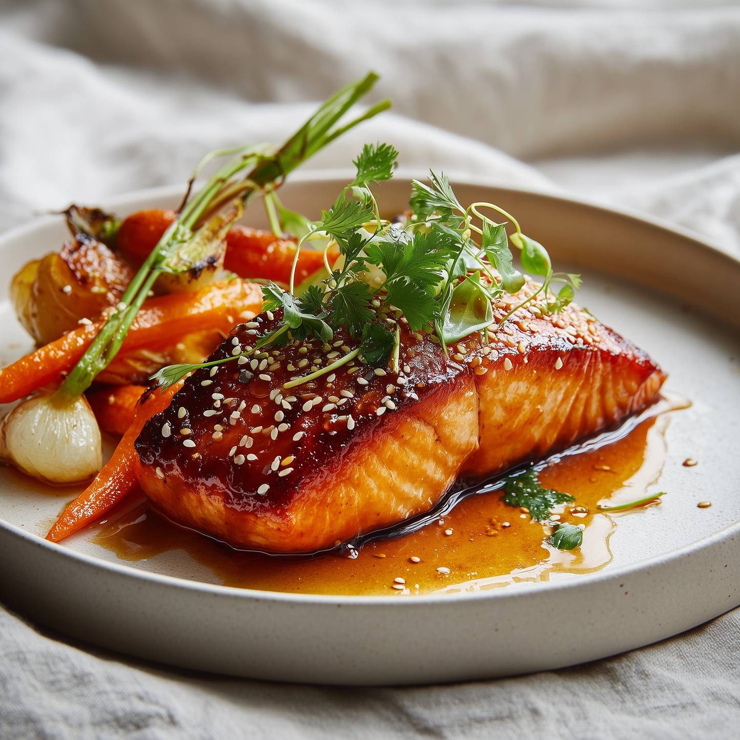 Main – Miso salmon