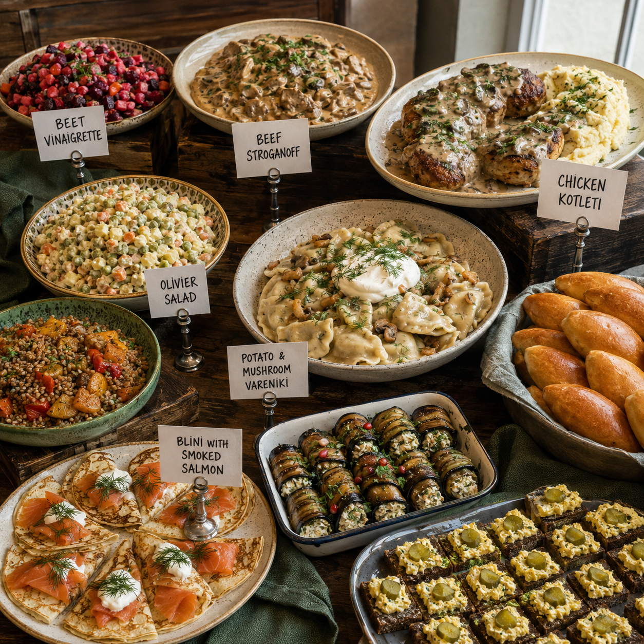 Slavic Buffet Catering