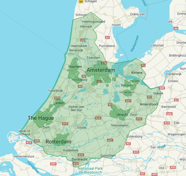 koz we care- delivery area